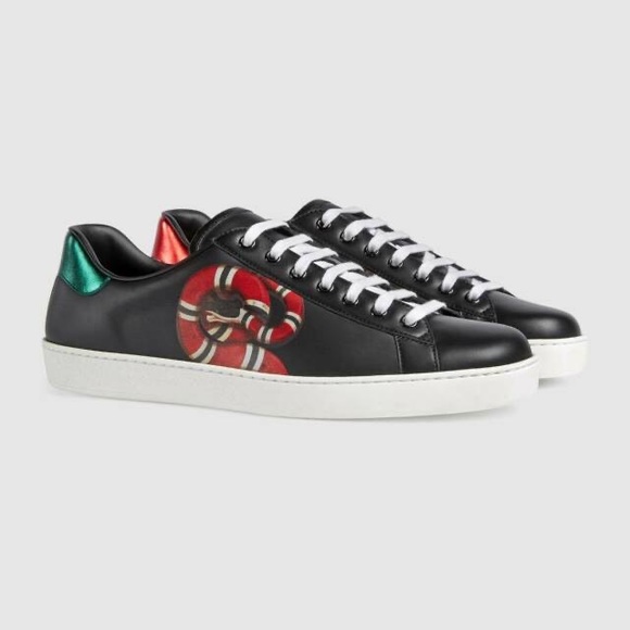 Gucci Ace Kingsnake Print Sneaker Euro 